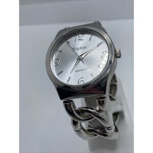 Sophie Ladies Silver Quartz Watch Fashion Watch New Battery!